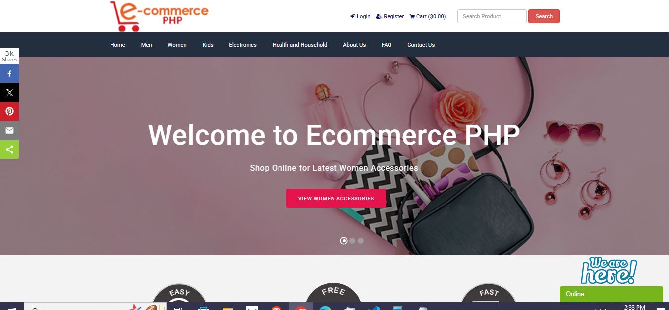 Ecommerce Website